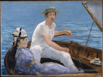  impressionnisme Tableau - Bateau réalisme impressionnisme Édouard Manet